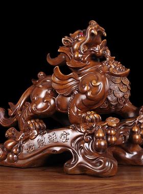 招财貔貅摆件公母一对客厅酒柜办公室桌开业礼品酒店收银台礼物