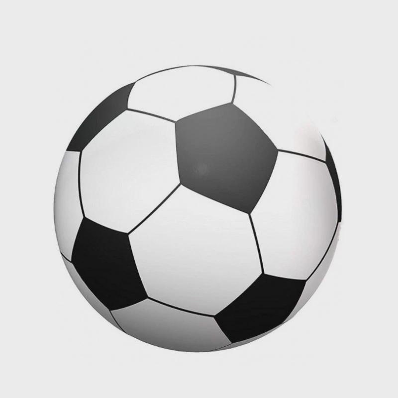 超大足球特大号充气彩色沙滩球幼儿园学校运动会亲子活动拍摄道具 - 图0