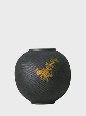 景德镇腾跃陶瓷现代新中式创意陶瓷样板间酒店花器插花花瓶摆件