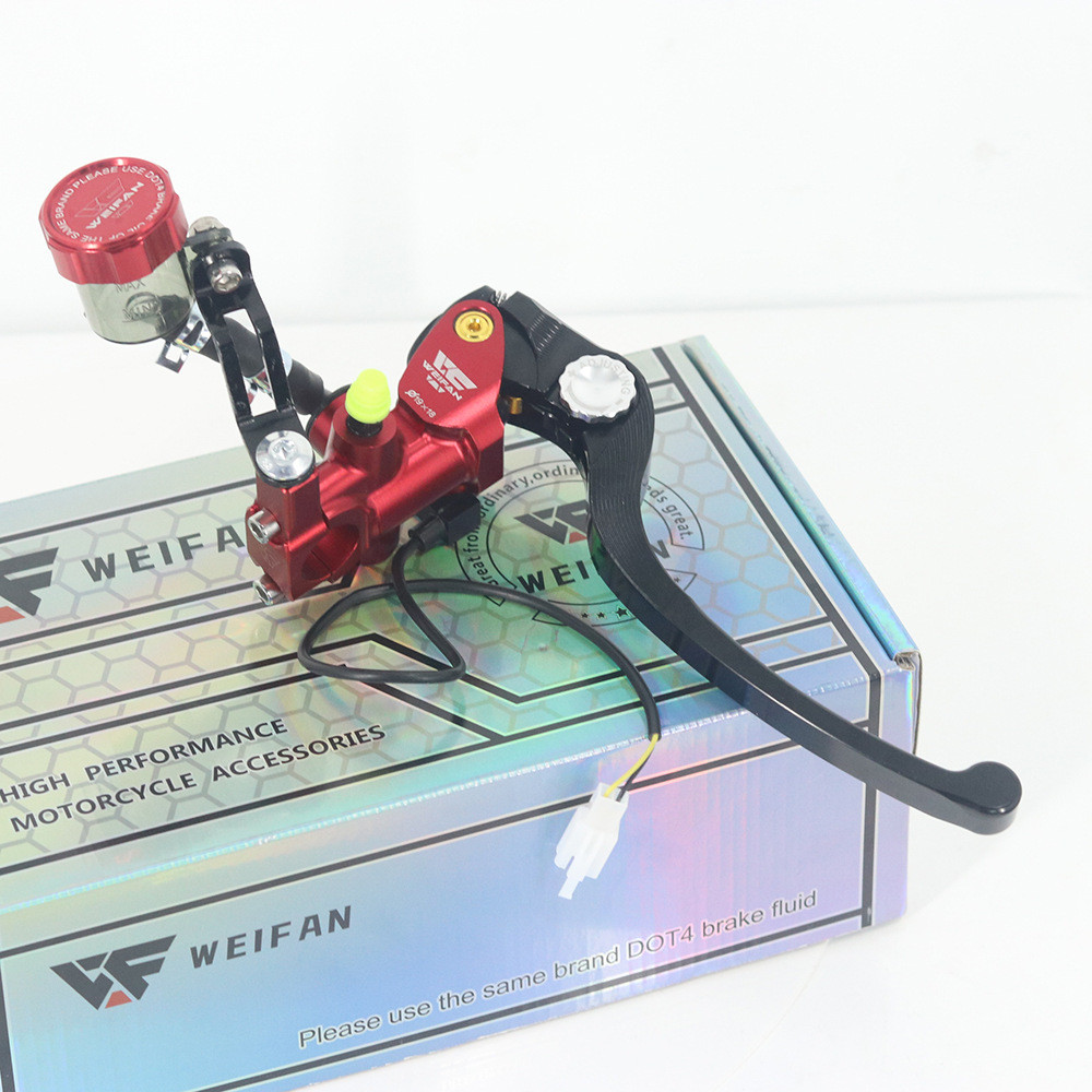 伟凡MOKILA摩托车碟刹鼓刹制动CNC直推上泵刹车离合19RCS大推力 - 图2