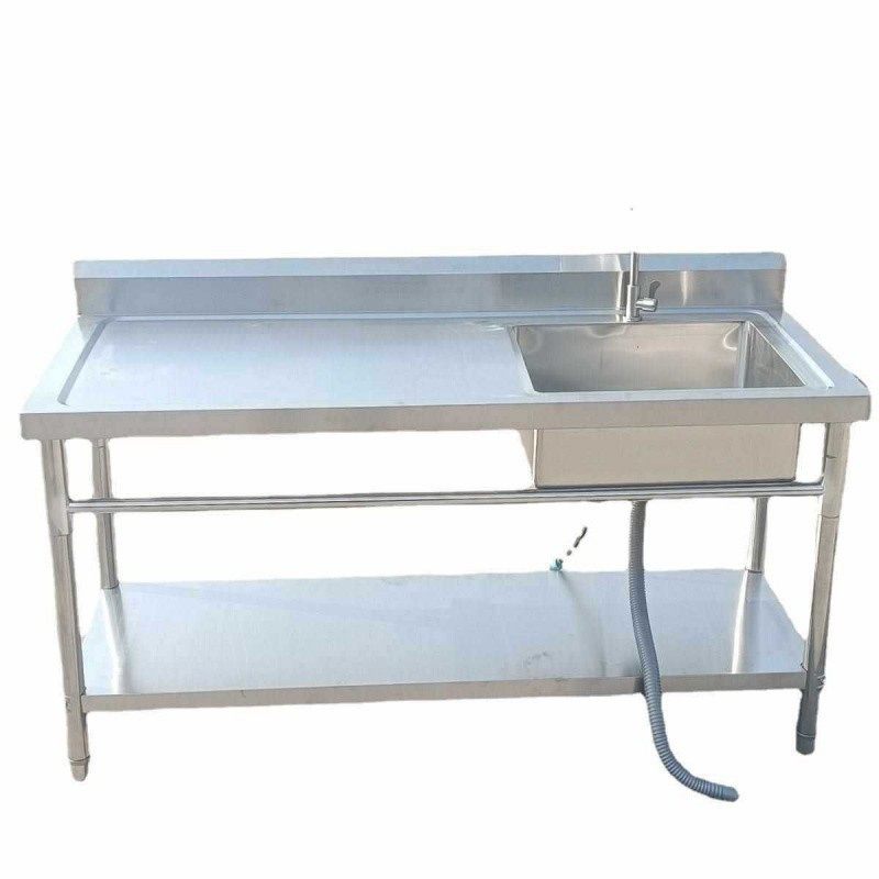 清灼不锈钢水槽带支架厨房单槽双槽水池洗碗洗菜洗手盆洗衣台一体,淘宝优惠券,粉丝福利购,淘宝优惠卷