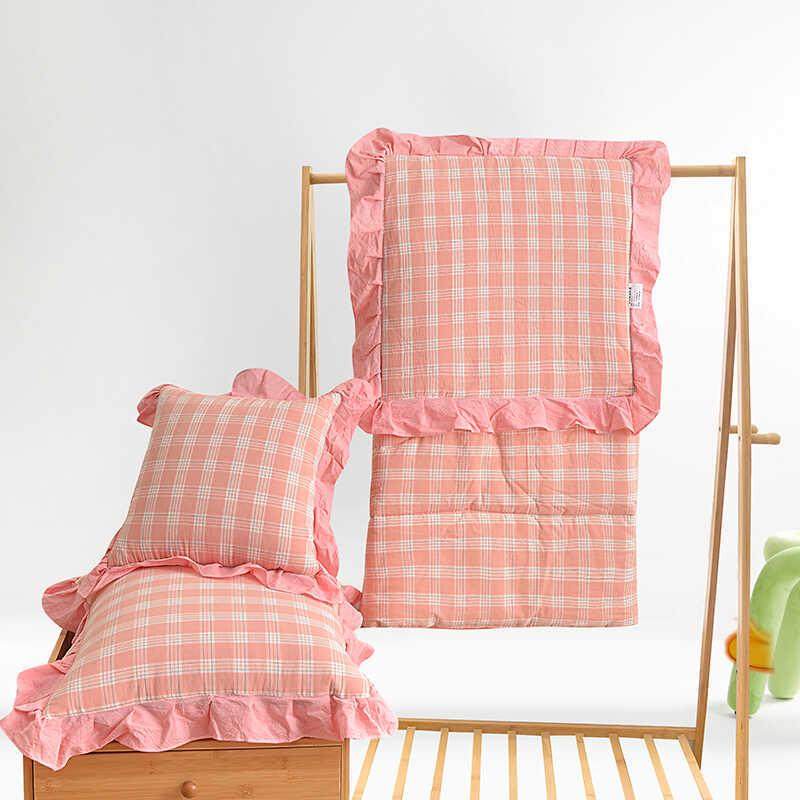 新款法式大花边抱枕被子二一全棉色织水洗棉午睡毯子可折叠枕头,淘宝优惠券,粉丝福利购,淘宝优惠卷