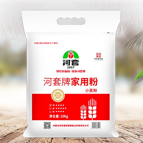 河套牌家用粉10kg/袋   小麦粉 家用面粉 通用粉 正品 新日期 - 图2