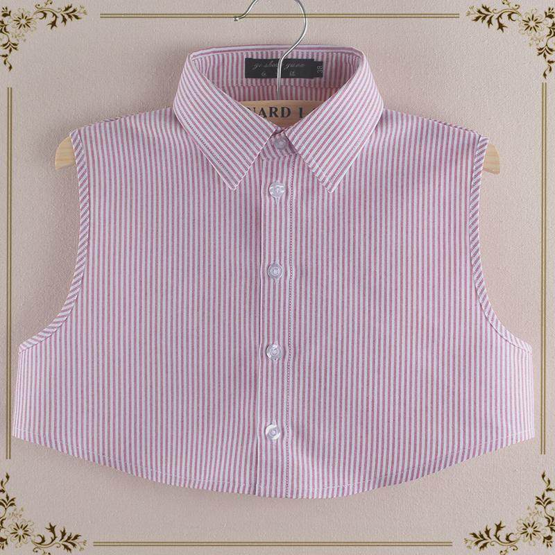 男士条纹假领子男百搭高档衬衣假领秋冬男款蓝色衬衫领衣领配毛衣,淘宝优惠券,粉丝福利购,淘宝优惠卷