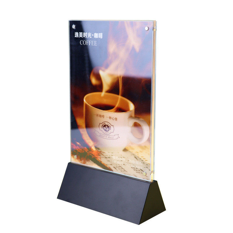 亚克力双面充电台牌酒吧桌面发光台卡展示桌牌菜单牌酒水广告牌,淘宝优惠券,粉丝福利购,淘宝优惠卷