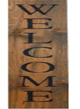 欢迎门牌实木牌乡村复古木质实木牌匾仿古木牌木头店铺门头招牌
