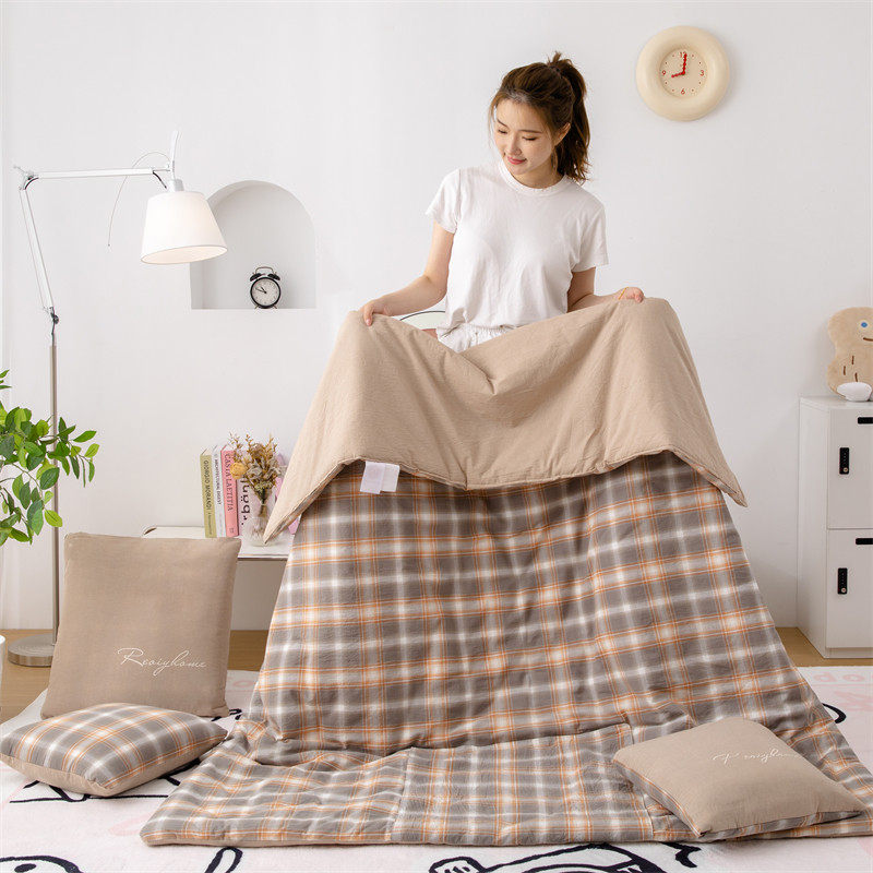 纯棉抱枕被子两用折叠汽车枕头靠垫被办公室沙发午睡全棉空调被,淘宝优惠券,粉丝福利购,淘宝优惠卷