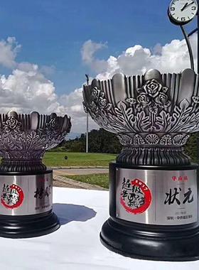 跨境锌合金精雕金属奖杯职业联赛纪念游戏颁奖高尔夫球奖杯定制