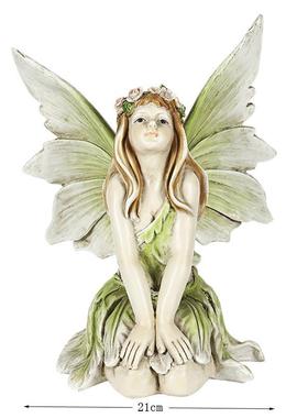 花园少女花仙子欧式创意工艺品家居庭院别墅装饰摆设树脂雕像摆件