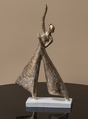 欧式工艺品摆件办公室抽象人物雕塑简约客厅雕塑艺术品装饰品