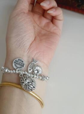 适用原版寒武纪同款手链通体纯银s925闺蜜周雨彤唐印古风女士香水