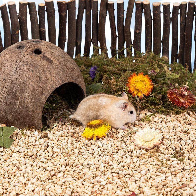 热销仓鼠垫料玉米芯升级小颗粒尿砂大包装一吨金丝熊夏季品玉米沙 - 图1