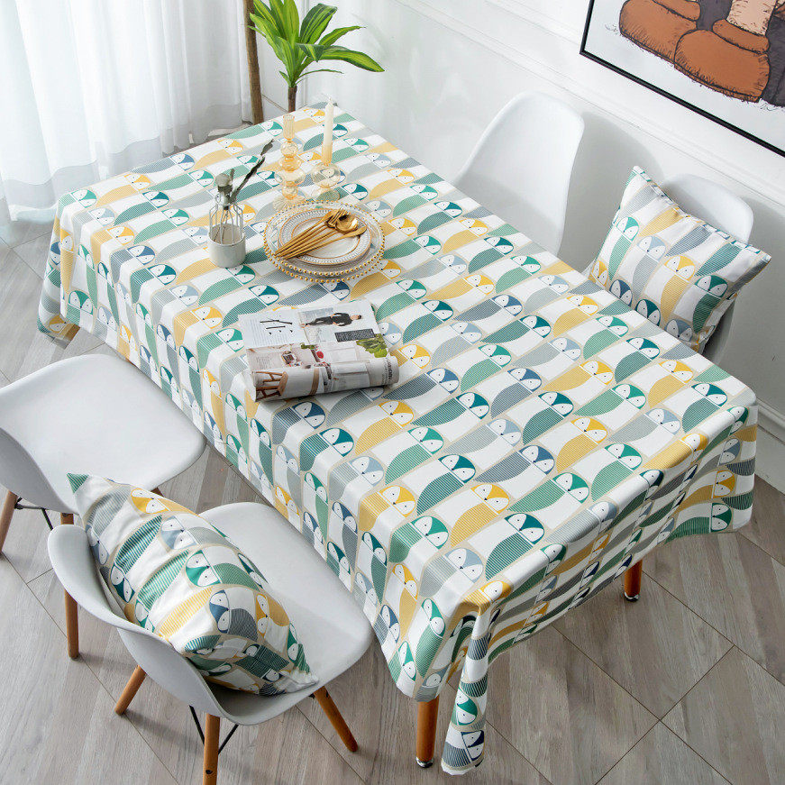 北欧简约桌布tpu复合ins防水防油免洗长方形茶几餐垫布艺学生书桌,淘宝优惠券,粉丝福利购,淘宝优惠卷