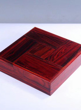 酸枝红木把盒万字多宝盒文玩收藏件印章收纳盒多格实木盒子珠宝盒