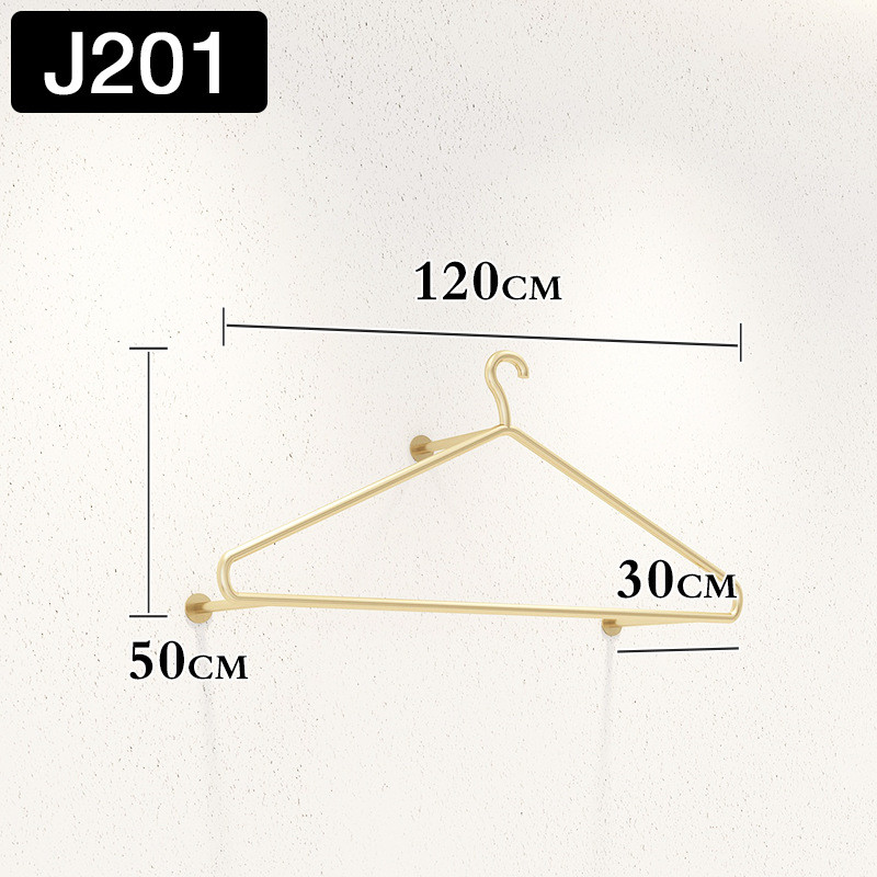 服装店挂衣架墙上服装架童装上墙货架女装店陈列壁挂式衣服展示架 - 图1