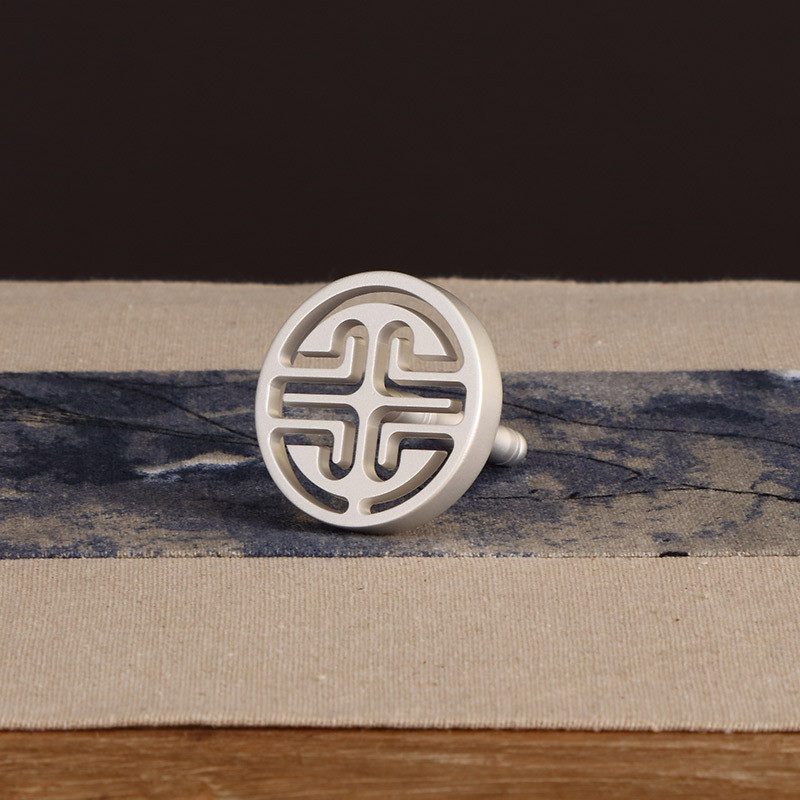 4.5厘米黄铜砂银色铜柄/木柄香篆模/香印香模香道用具用具,淘宝优惠券,粉丝福利购,淘宝优惠卷