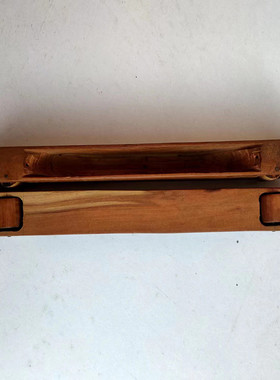 民俗物件老梭子织布机配件复古纺织纺车顶杆竺缯缠线轴摆件饰品