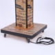Glasses display stand solid wood paint floor rotating sunglasses glasses rack props display cabinet with lights sunglasses shelf