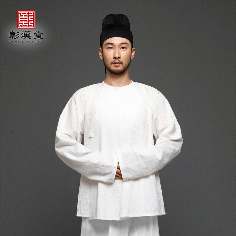 【彰汉堂】唐制圆领汗衫中衣 纯棉内搭 复原大放量 春夏 男女,淘宝优惠券,粉丝福利购,淘宝优惠卷