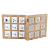 Natural bamboo jewelry ring display tray counter display ring bracket plate ring display stand