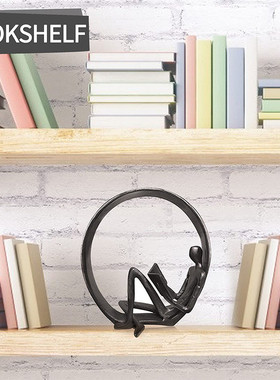 欧式铸铁复古工艺品人物读书摆件桌面家居办公室装饰送礼个性简约