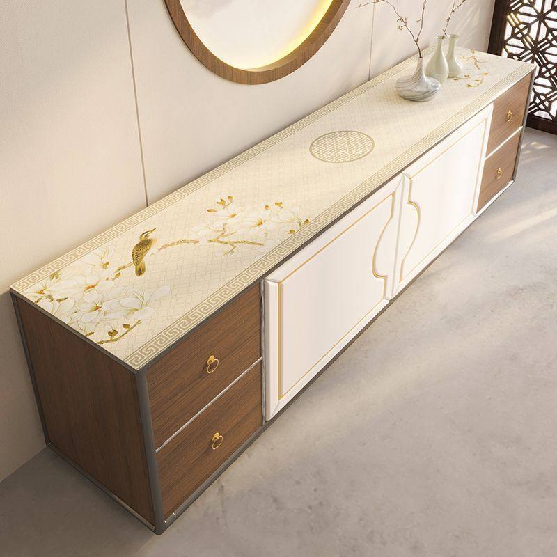 中式电视柜桌布盖布防水防油免洗皮革桌垫鞋柜垫子台面胶垫防尘垫,淘宝优惠券,粉丝福利购,淘宝优惠卷