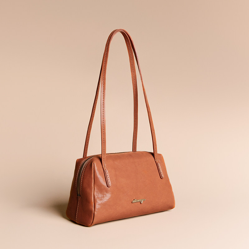 食草堂包包轻奢小众包包女头层牛皮植鞣腋下包高级感单肩包月兮,淘宝优惠券,粉丝福利购,淘宝优惠卷