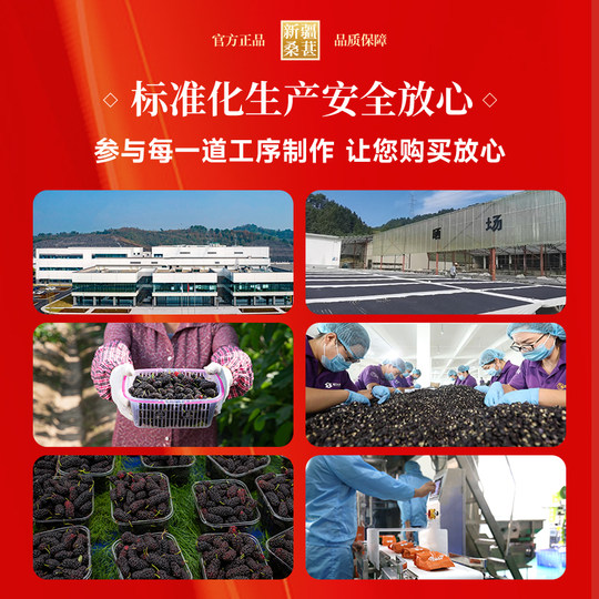 Xinjiang Dried Black Mulberry Official Flagship Store Genuine