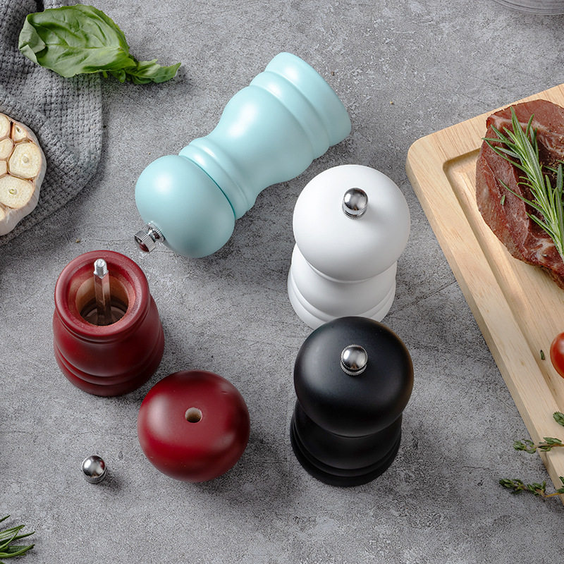 实木胡椒棒铁板烧黑椒磨调味瓶花椒磨胡椒家用商用手动研磨器盐磨,淘宝优惠券,粉丝福利购,淘宝优惠卷