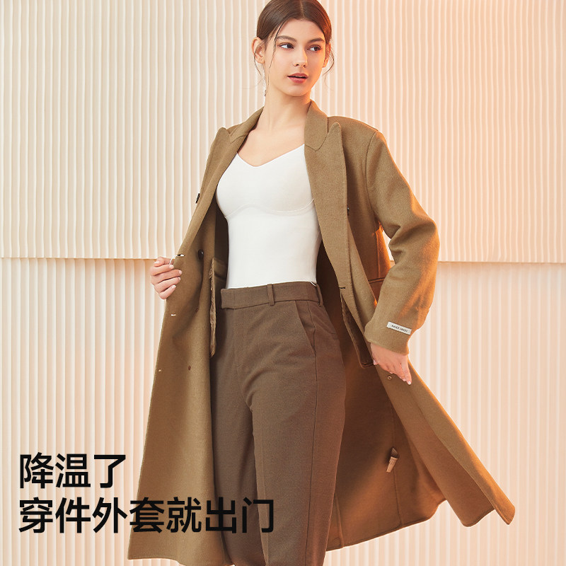 【自带杯垫】猫人蚕丝保暖背心女款免穿文胸2025年新品加绒无痕衫,淘宝优惠券,粉丝福利购,淘宝优惠卷