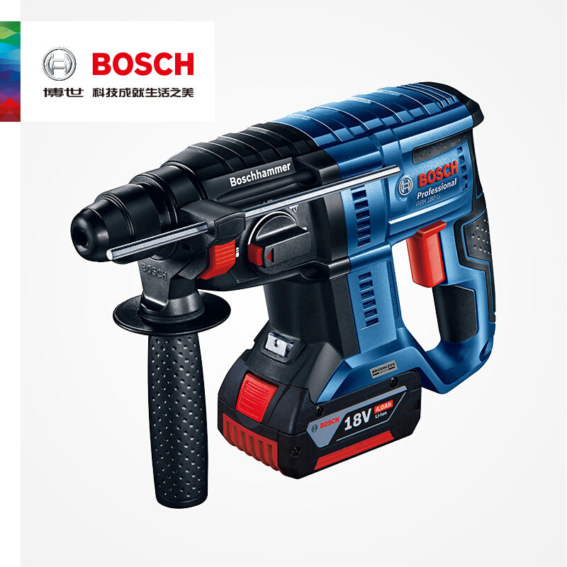 BOSCH博世GBH180-LI充电冲击钻无刷电锤家用多功能电钻锂电池电镐 - 图2