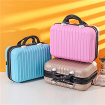 Japan 14-inch portable suitcase Mini Korean version case cute makeup bag small portable suitcase light collection