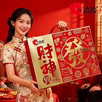 新年洽洽坚果礼盒1390克[48元优惠券]-寻折猪