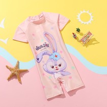 Star Della Autman One-piece Swimsuit Girl Boy Boy Children Little CUHK Boy Swimsuit Quick Dry Swim Trunks Suit