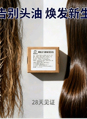 益本升源草本洗发皂侧柏叶首乌生姜酵素洗发皂洗头皂手工皂