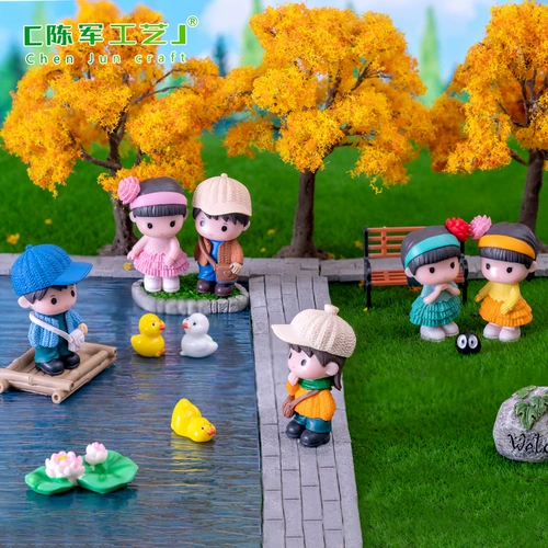 Креативная фигурка для влюбленных для мальчиков и девочек, декор с аксессуарами, аксессуар, делается под заказ, микро пейзаж
