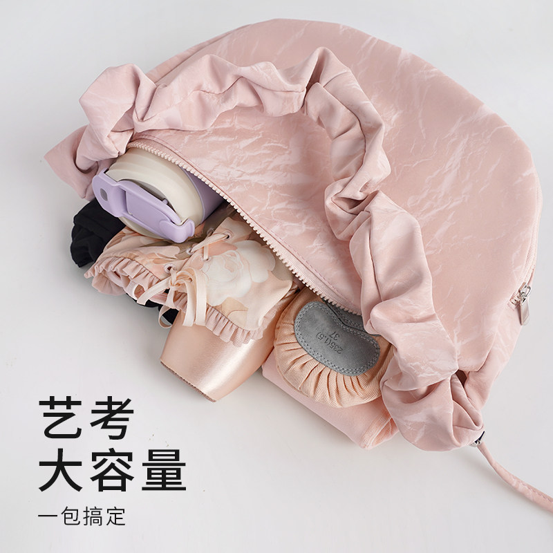 New dance dumpling bag large capacity storage bag for women ballet handbag single shoulder crossbody waterproof tote bag