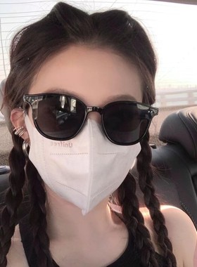 森蓝家新款网红同款时尚男女韩版潮流街拍米钉太阳镜复古个性墨镜