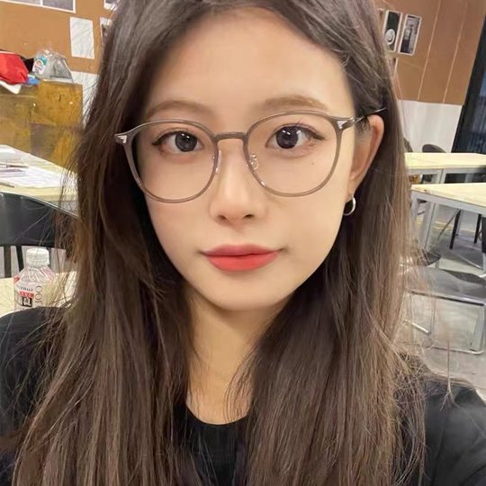 森蓝家网红同款奶咖近视眼镜架时尚防蓝光眼镜女可配有度数眼镜框