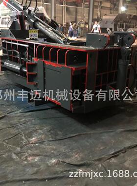 不锈钢液压打包机 卧式前推式金属压块机 废旧铝合金压块机