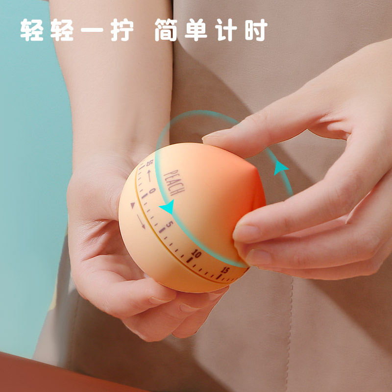 现货速发创意机械计时器家用厨房倒时提醒器学生时间管理器 - 图1