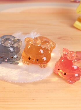树脂趴乐礼物公仔手办趴可爱创意