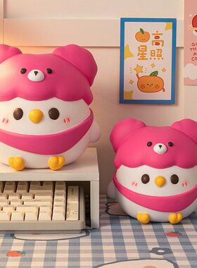 搪胶可取存钱罐小防摔卡通公仔