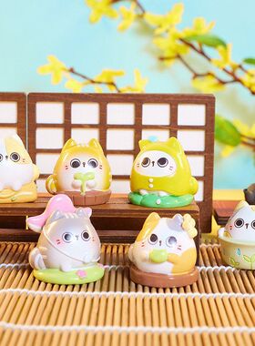 摆件二十四节气猫公仔创意装饰