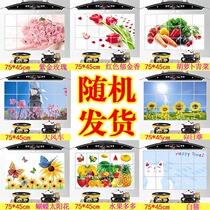 Kitchen anti-smoke stickers resistant to high aluminum foil Tile Cabinets Stickup Decoration Wall Stickproof oil patch