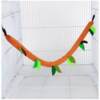 Small pet plush toy hamster leaf hammock ropeway drill tube swing five-piece set flower branch squirrel warm cotton hanging nest