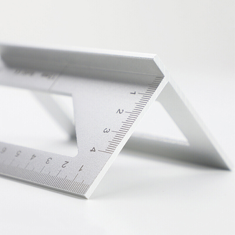 木工木工尺度尺TB90水平型拐尺加厚角尺不锈钢。角度多功能尺 - 图1