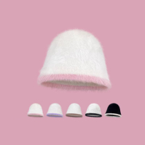 COMPARE KUDOS Designer Joint-style Spelled Hats Plush Fisherman Hat Womens Winter Morning 8 Canopy Shelter Cap