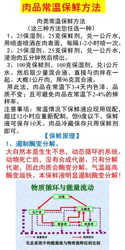 常温鲜肉保鲜剂牛肉猪肉保鲜剂生肉保鲜剂肉类保鲜剂生肉防腐剂