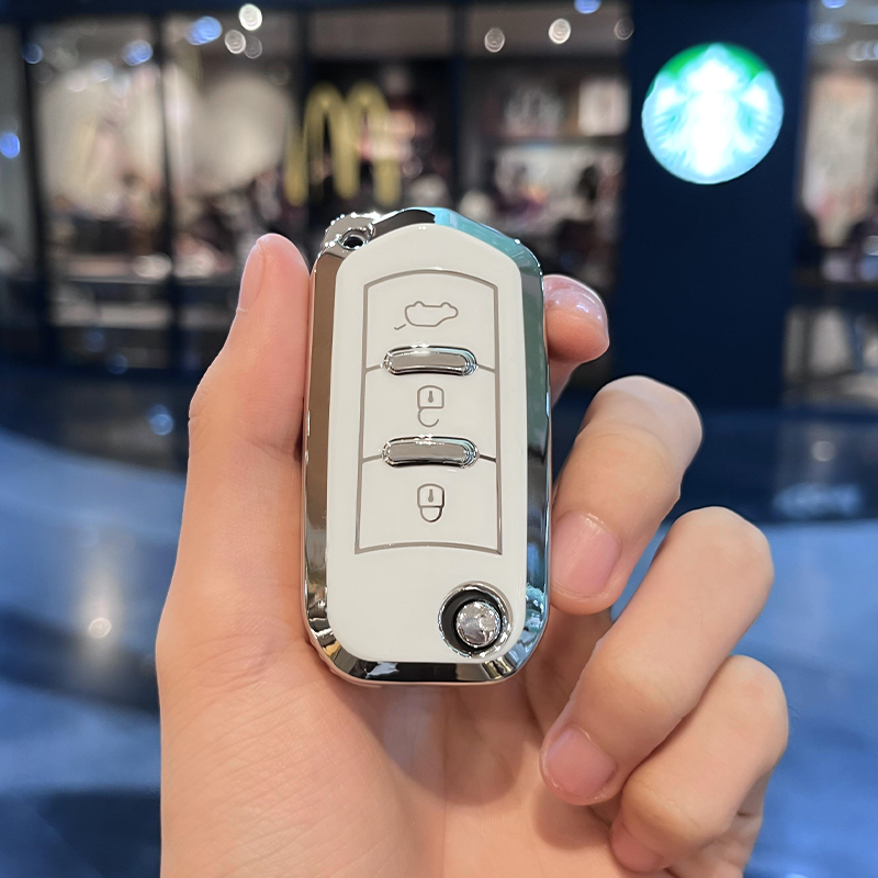 广汽传祺GS4钥匙套影豹GS8 GS5 7GA346汽车GM8包扣gs3m6pro2021款 - 图3